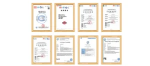Xianzhuo Tech's product patents and EU-compliant certifications.