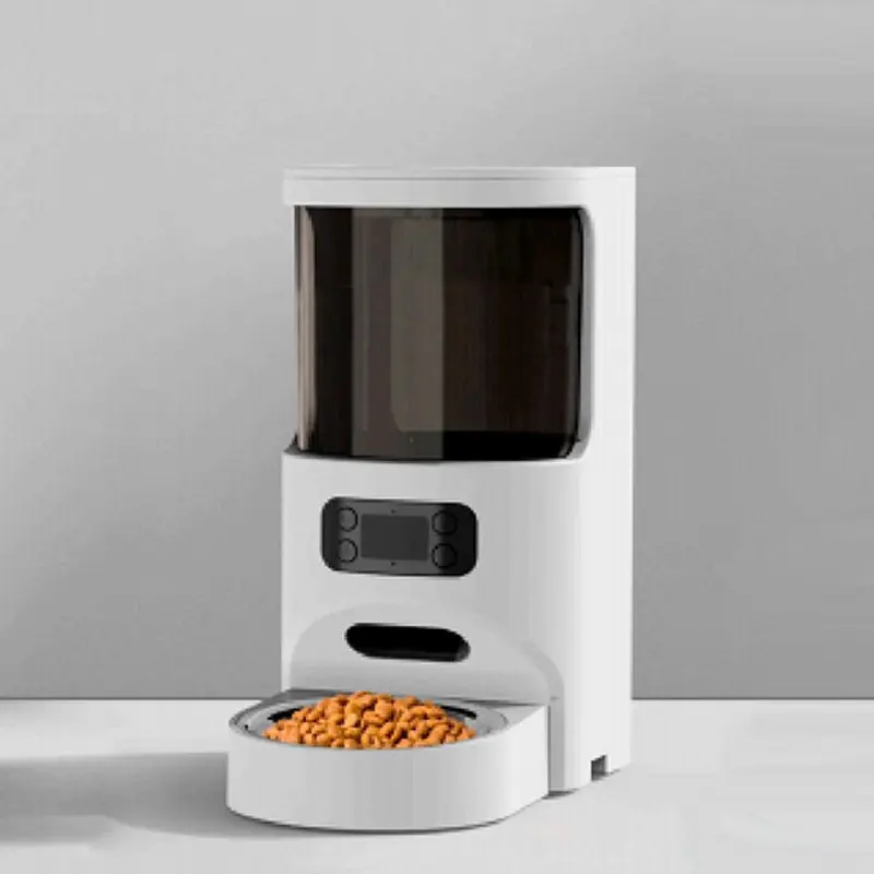 Smart Dual-Bowl Pet Feeder (App & Button Control)