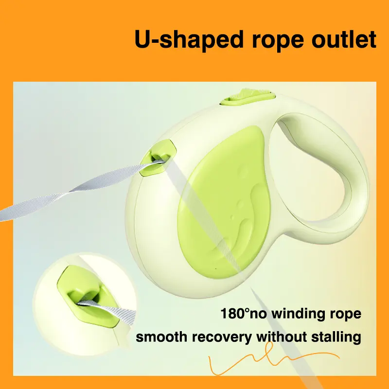 3-meter and 5-meter retractable pet leashes