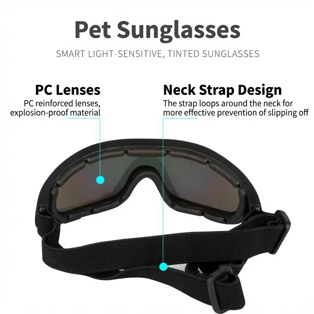 Premium Goggles for Medium-to-Large Dogs | US Design Patent