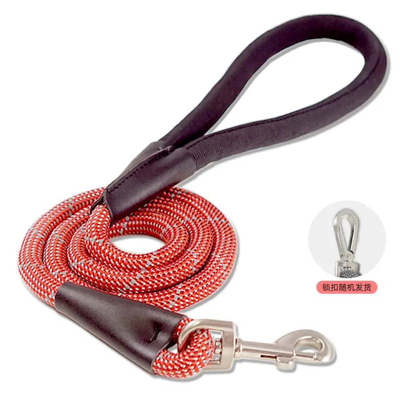 Nylon reflective leash for medium to large dogs