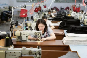Workers at the Xianzhuo Tech factory strictly control product quality.