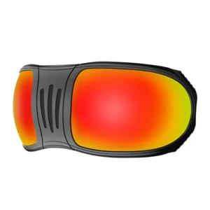Large horse anti-UV protective goggles with colorful reflective lens